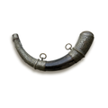 Antique Ottoman Balkan Horn Gunpowder Flask, 19th Century
