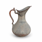 Antique Hand Engraved Copper Ewer