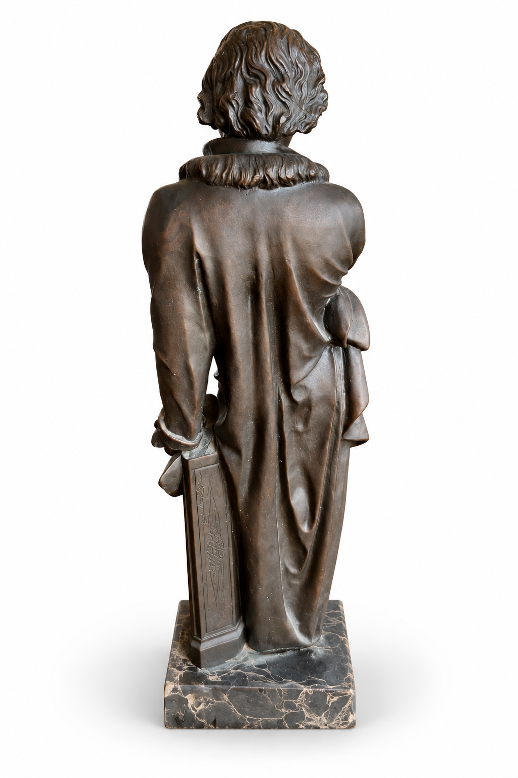 19th Century Bronze Figure of Beethoven by André F. Teuphème
