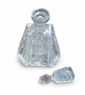 Vintage Hand Cut Crystal Decanter with Matching Stopper, 33 cm