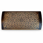 Antique Syrian Inlaid Copper Box Damascus, Dated 1914