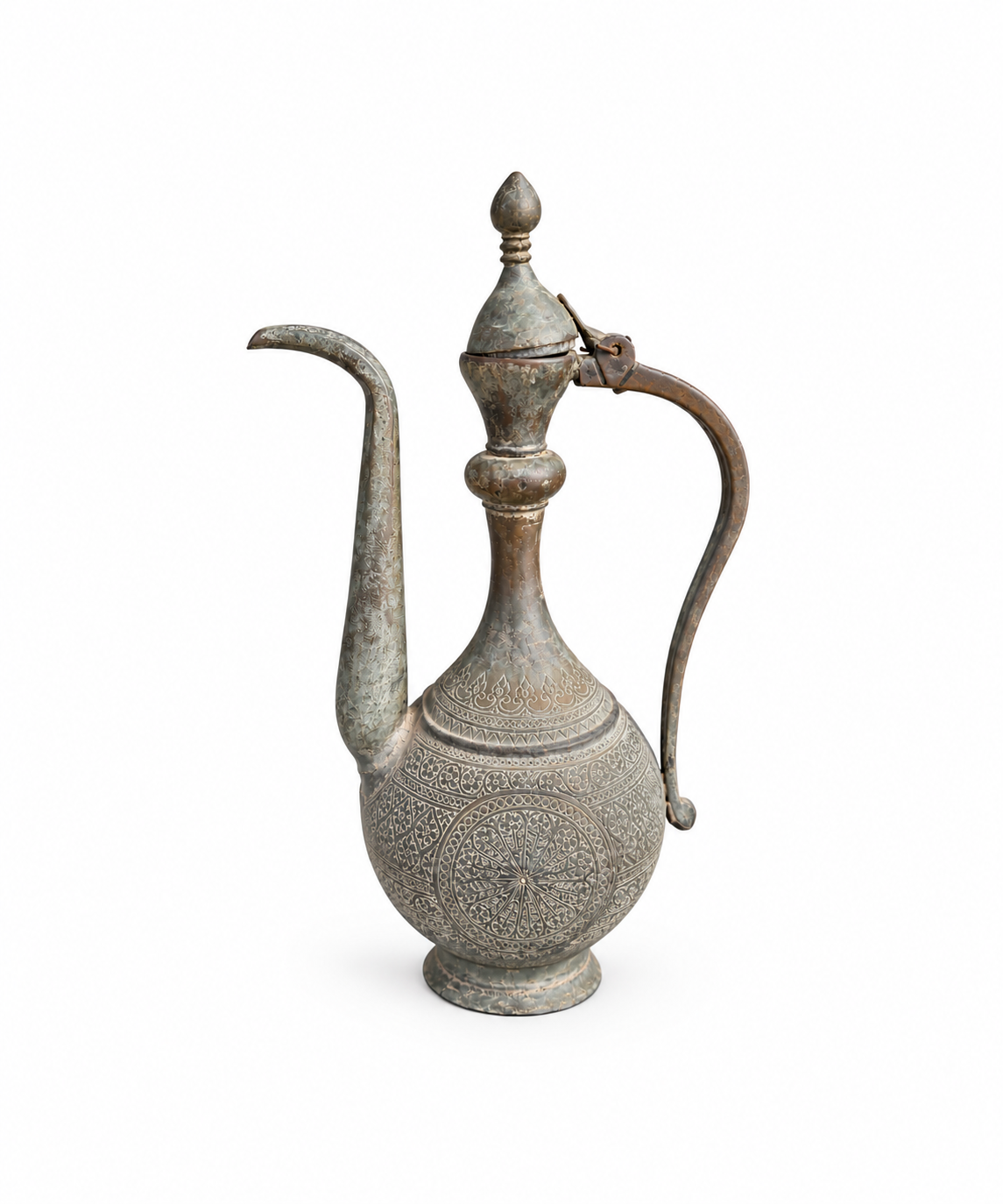 19th Century Engraved Ottoman Levantine Ewer
