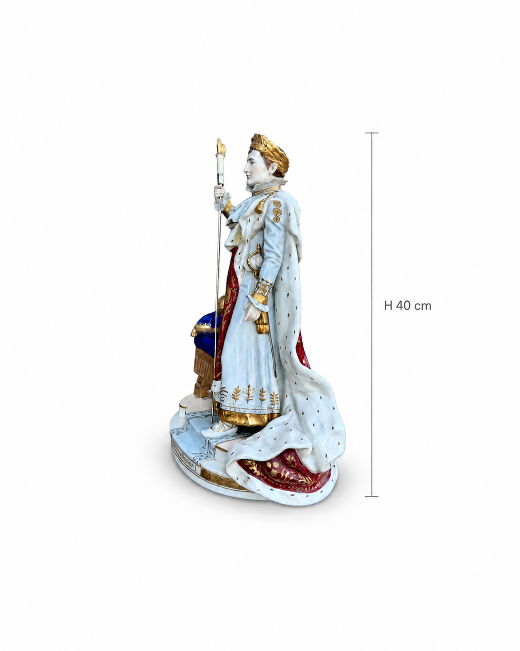 Porcelain Figurine of Napoleon I in Coronation Robes