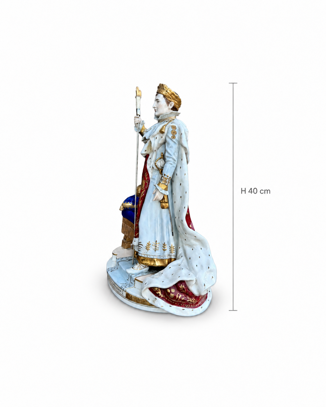 Porcelain Figurine of Napoleon I in Coronation Robes