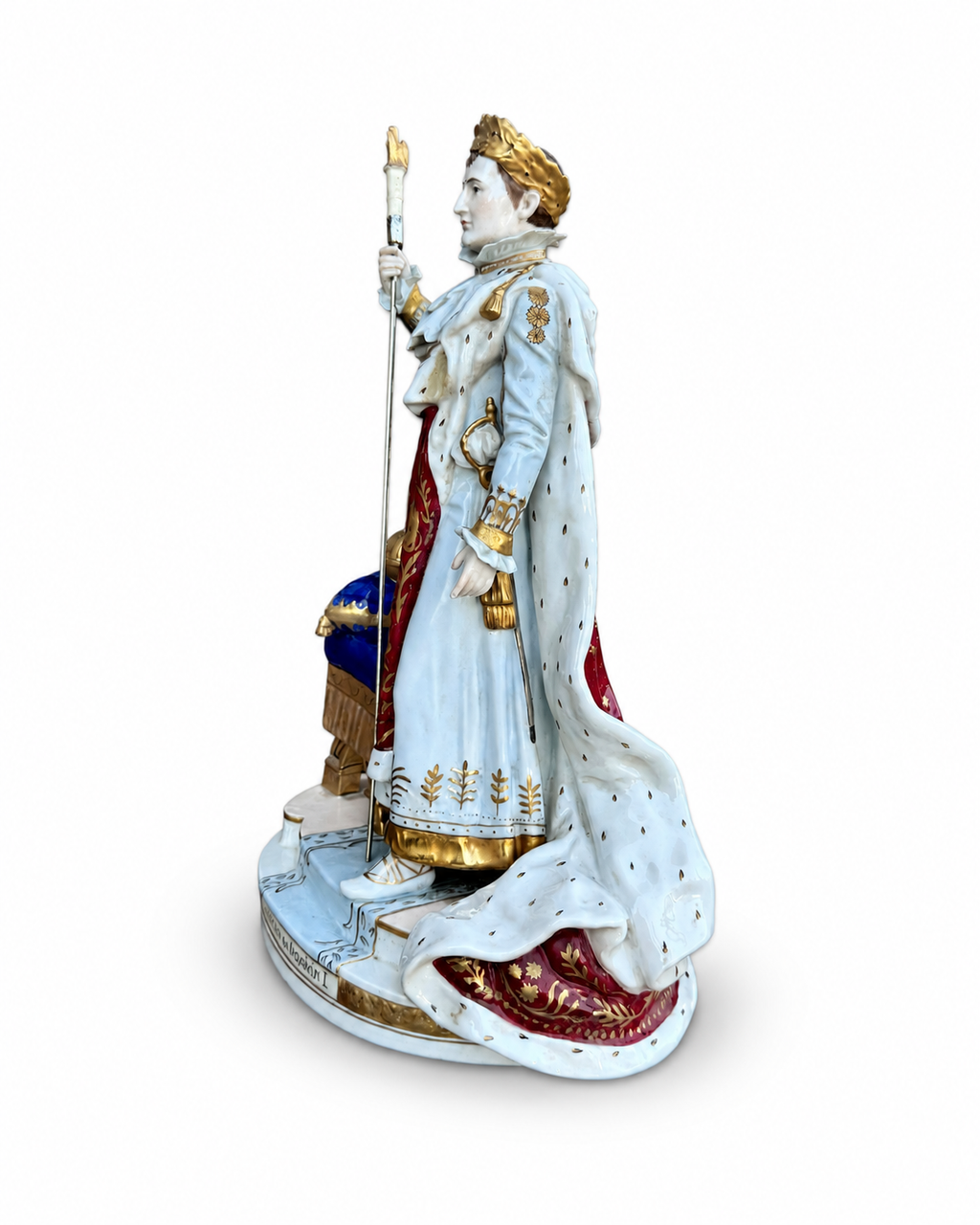 Porcelain Figurine of Napoleon I in Coronation Robes