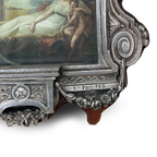 Picture Frame Ornate 925 Sterling Silver Figural Classical Revival