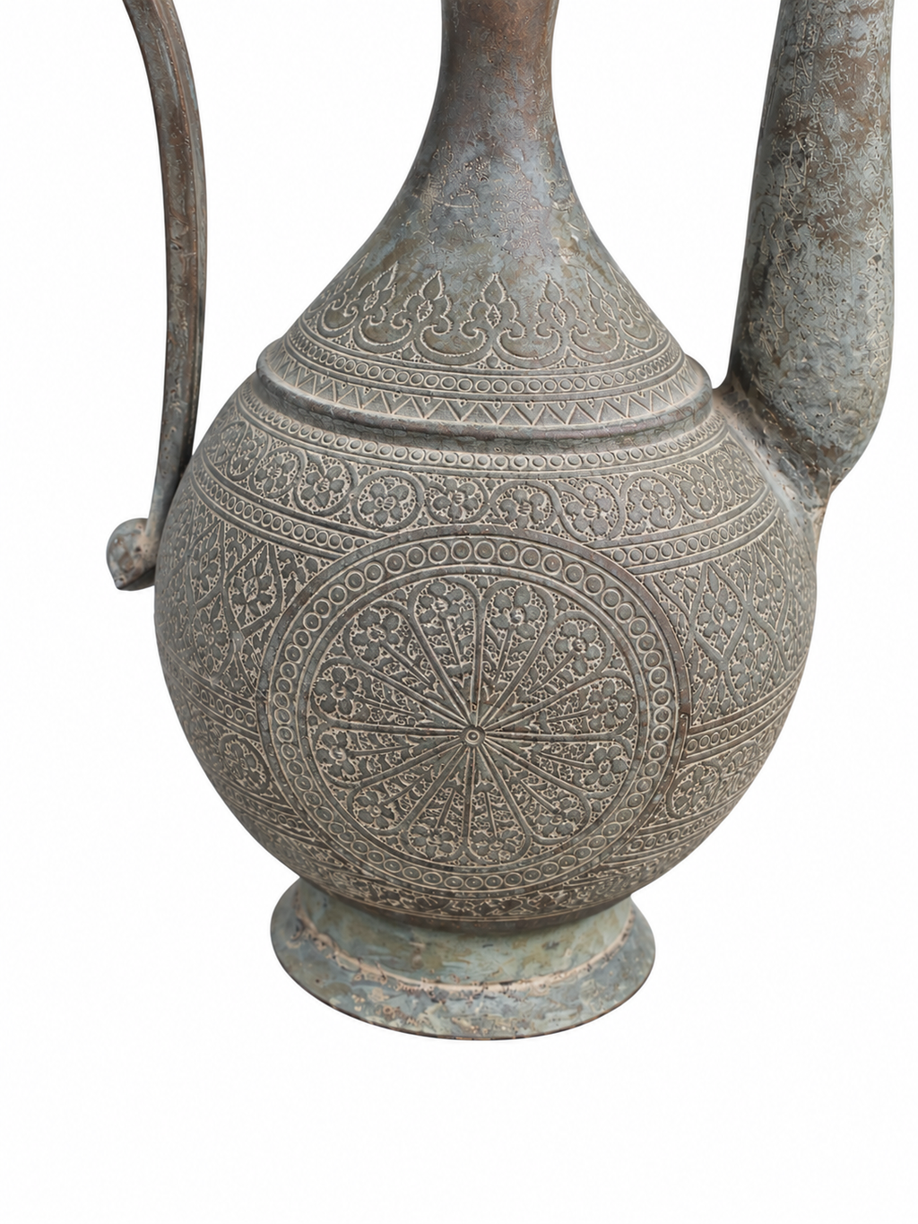 19th Century Engraved Ottoman Levantine Ewer