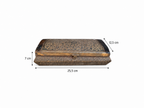 Antique Syrian Inlaid Copper Box Damascus, Dated 1914