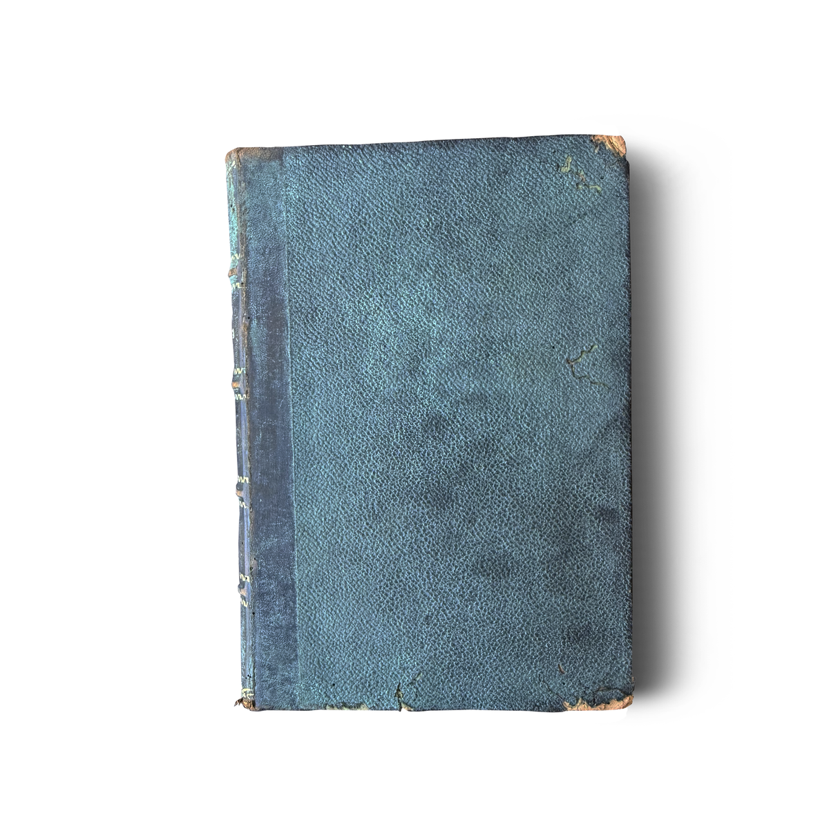 Ottoman Arabic manuscript — blue leather binding, front cover view