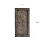 Antique Hand Carved Solid Wood Door Panel