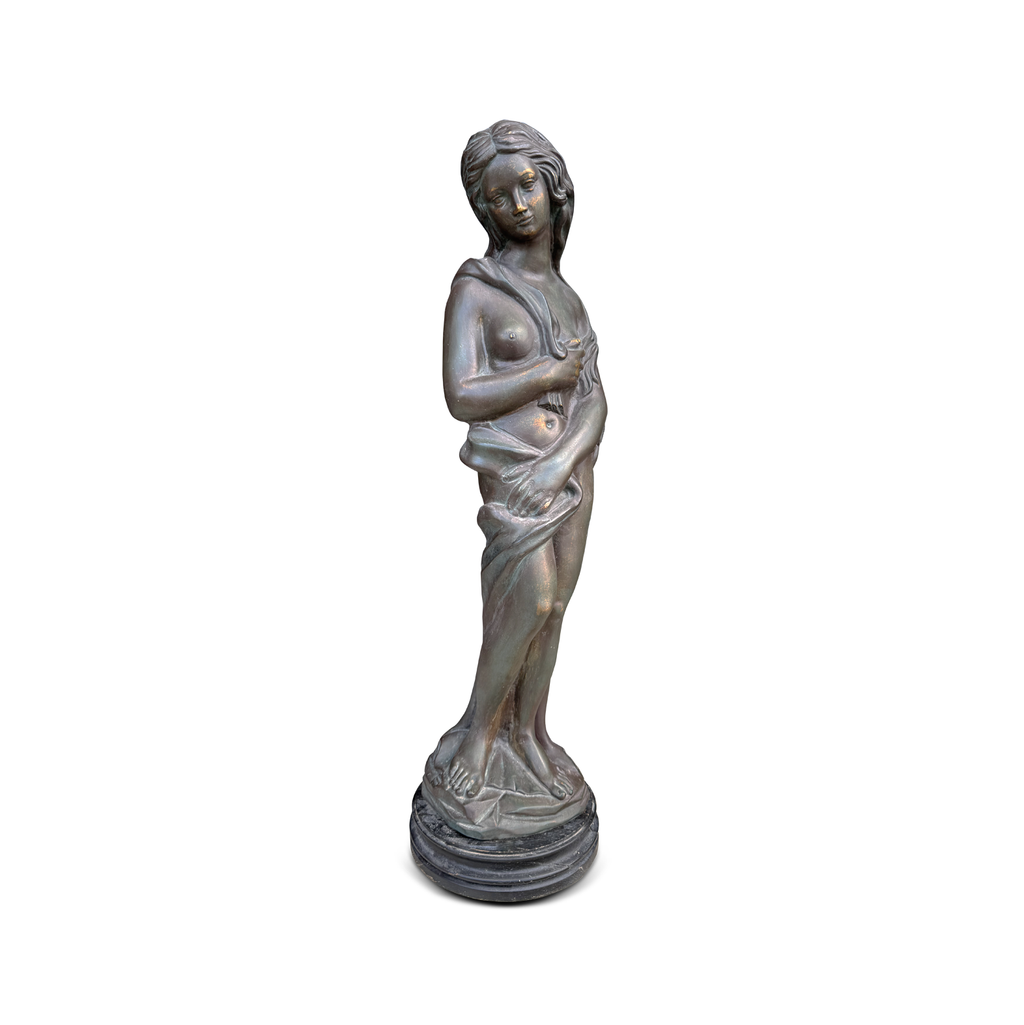 Large Vintage Classical Female Figure Sculpture, 80 cm