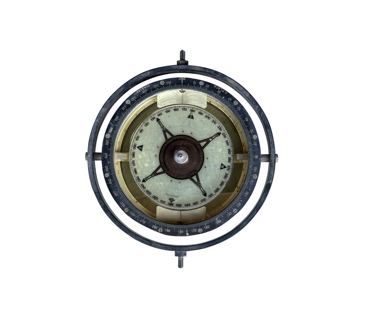 Vintage C. Plath Hamburg Gimballed Marine Compass