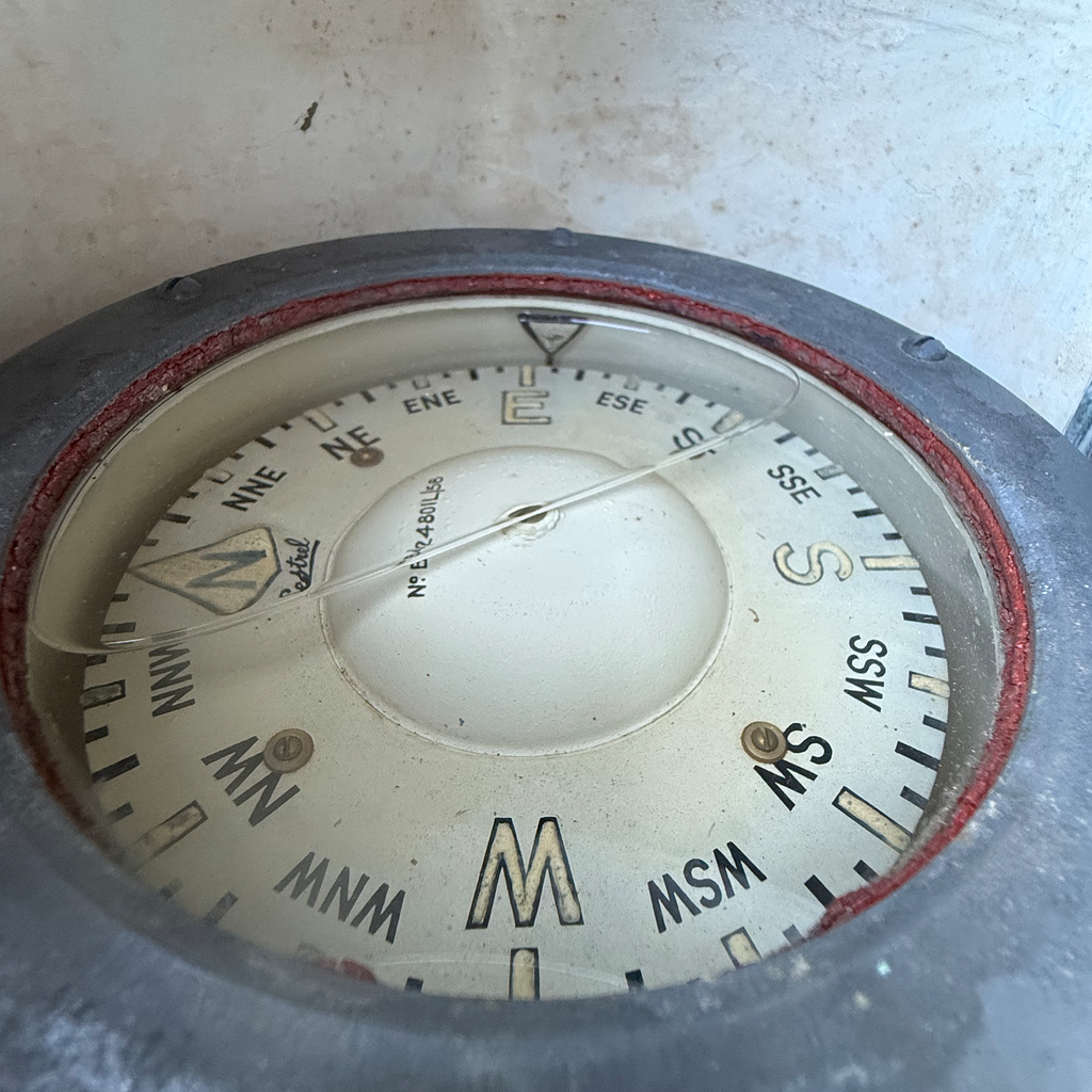 Vintage Sestrel Brass Marine Binnacle Compass