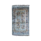 Vintage Tianjin Handmade Silk Carpet  Birds & Flowers, China