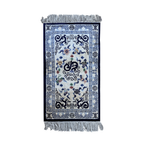 Vintage Tianjin Handmade Silk Carpet Dragon & Clouds, China