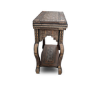 Antique Syrian Damascus Marquetry & Mother of Pearl Multi Game Table Early 20th Century