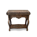 Antique Syrian Damascus Marquetry & Mother of Pearl Multi Game Table Early 20th Century