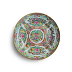 Antique Chinese Famille Rose Gilt Porcelain Plate
