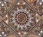 Antique Syrian Damascus Marquetry & Mother of Pearl Multi Game Table Early 20th Century