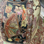 Detail of lower body panel showing hairline crack and warrior cartouche