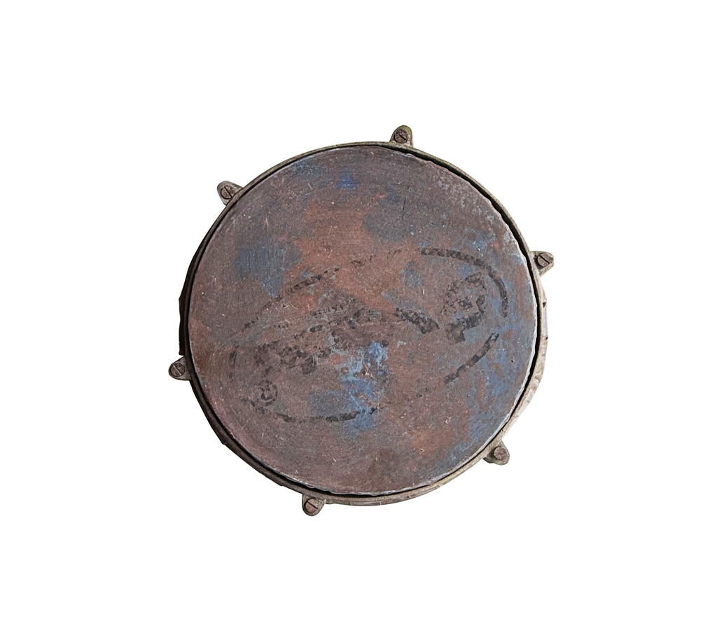 Vintage Engraved Copper Darbuka Drum