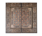 Antique Syrian Damascus Marquetry & Mother of Pearl Multi Game Table Early 20th Century
