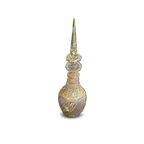 Antique Bohemian Persian Market Enamel & Gilt Glass Decanter