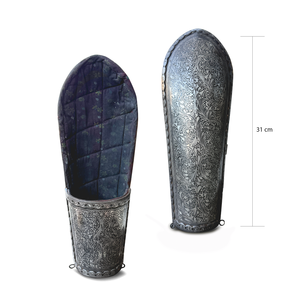 Indo Persian Silver Koftgari Armour Set