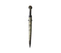 Antique Tunisian Bizerte Bichaq with Engraved Pierced Blade, Horn, & Brass Circa 1880–1910