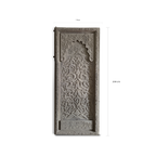 Large Hand Carved Wooden Architectural Panel / Door Floral & Arabesque Decoration
