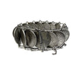 Vintage Lebanese 1952 Silver 50 Piastres Coin Bracelet