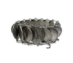 Vintage Lebanese 1952 Silver 50 Piastres Coin Bracelet