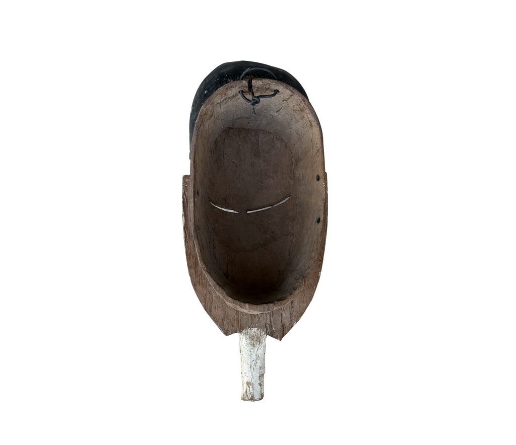 African Carved Wooden Mask  Baule Style
