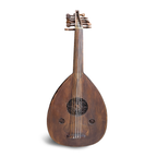 Vintage Syrian Oud by Mustafa Kamel Al Oweir, Homs