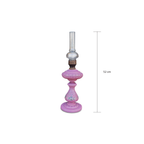 Antique Pink Opaline Glass Oil Lamp c. 1880/1900
