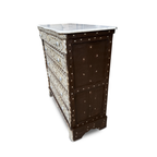 Vintage Syrian Mother of Pearl Marquetry Chest of Drawers