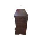 Antique Syrian Walnut Chest with Mother of Pearl Inlay