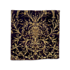 Ottoman dival embroidery, gilt metal thread on velvet, late 19th century.