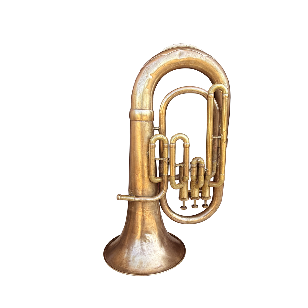 Antique Besson 3 Valve Euphonium in Brass