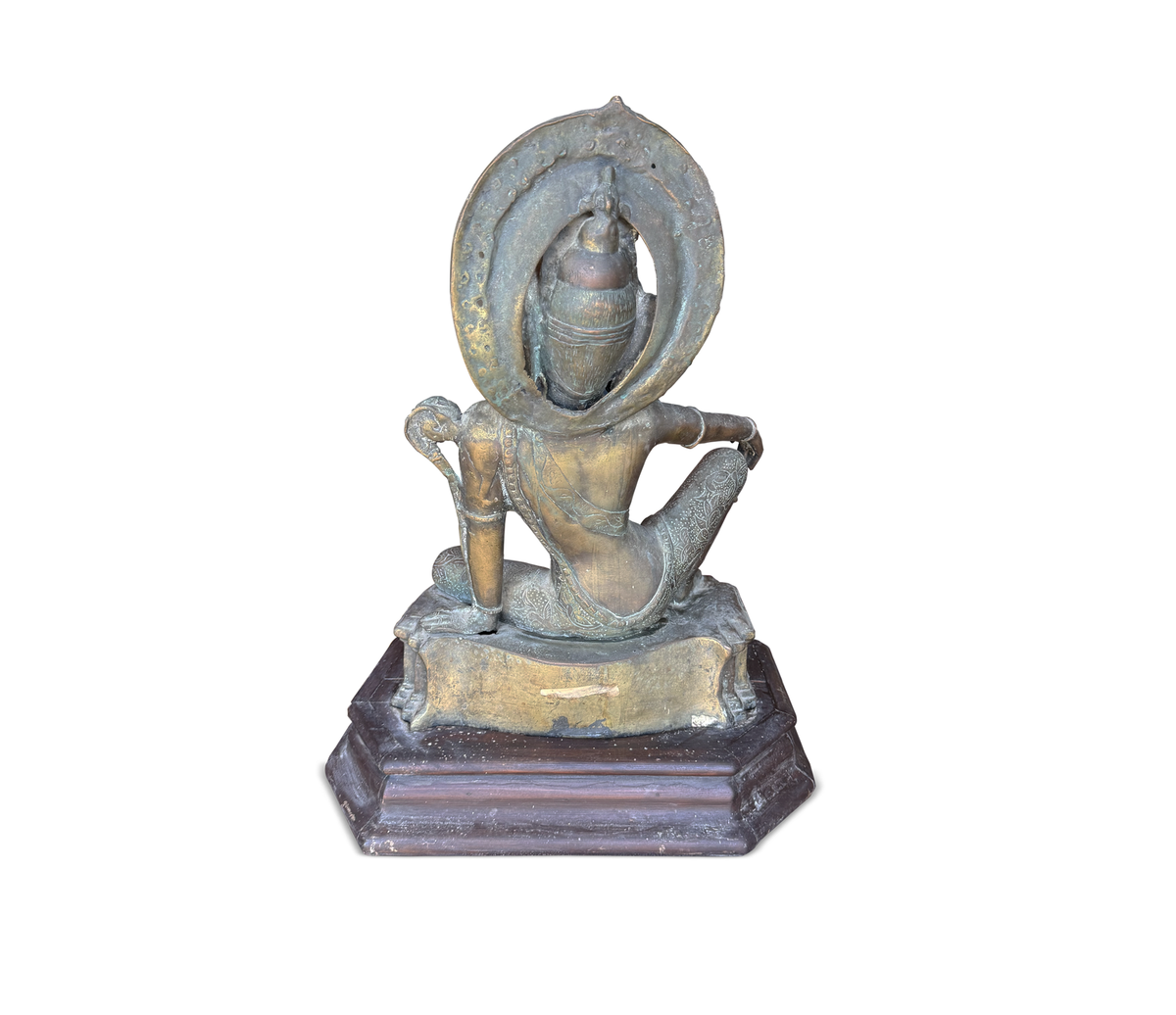 Antique Bronze Avalokiteshvara (Lokeshvara) Bodhisattva Pala Inspired Himalayan / North Indian Tradition