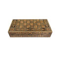 Vintage Syrian Handmade Marquetry Backgammon & Chess Board with Mother of Pearl Inlay