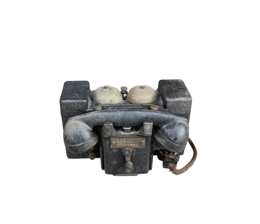 WWII British Military Field Telephone Set “F” Mk II by T.M.C., c.1940s