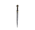 Antique Tunisian Bizerte Bichaq with Engraved Pierced Blade, Horn, & Brass Circa 1880–1910