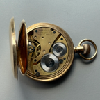 Antique Waltham Traveler 14K Gold Hunter Pocket Watch c.1910s