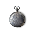 Antique Elgin Sterling Silver Full Hunter Pocket Watch, USA, c.1904