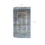 Vintage Tianjin Handmade Silk Carpet  Birds & Flowers, China